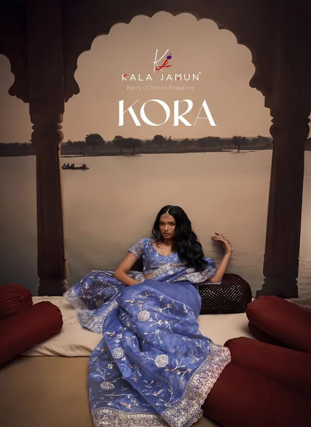 Kora By Kala Jamun Designer Wedding Wear Saree Wholesale Online